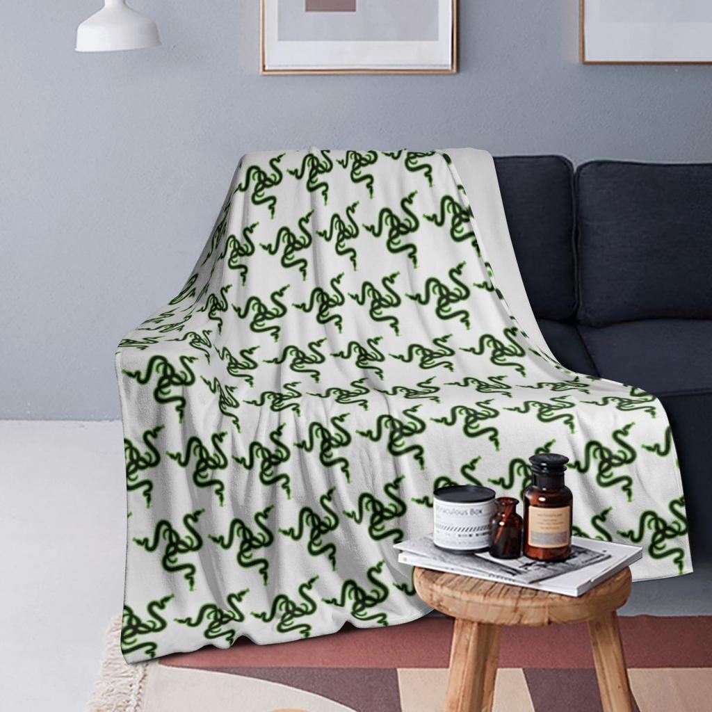 Razer Game Blankets Soft Warm Flannel Throw Blanket Bedding for Bed Living Room Picnic Travel Home Couch
