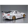 Aoshima Bunka Kyozai 1/24 Scale The Tuned Car Series No. 50 Nissan C-WEST BNR34 Skyline GT-R 2002 Plastic Model