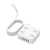 Extender with Cable USB Ports Plug Strip Flat Plug USB Charging Strip  Laptop