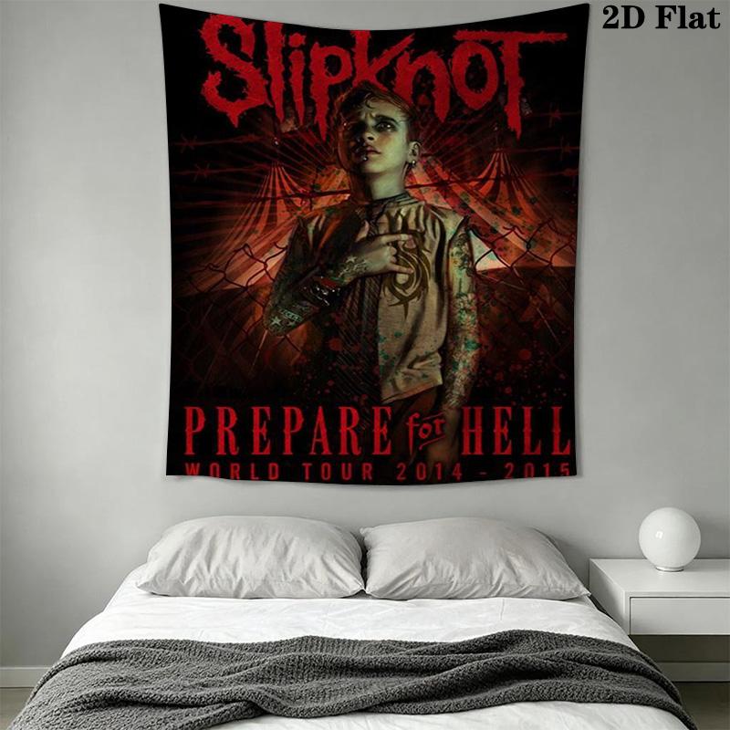 Slipknot Band'S Evolution Tapestry Fashion Print Background Cloth Homestay Soft Decoration Tapestry Background Wall Hanging Cloth