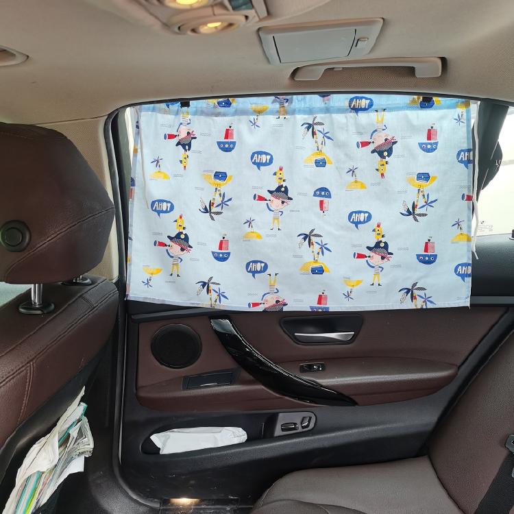 Baby SUV Car Curtain Window Sunshade Protector Visor with Suction Cup Drawstring