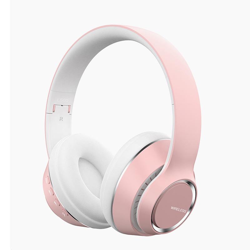 Bluetooth Headband Headset: Wireless Stereo, Noise-Canceling, Card Slot, Universal for Phones & Computers