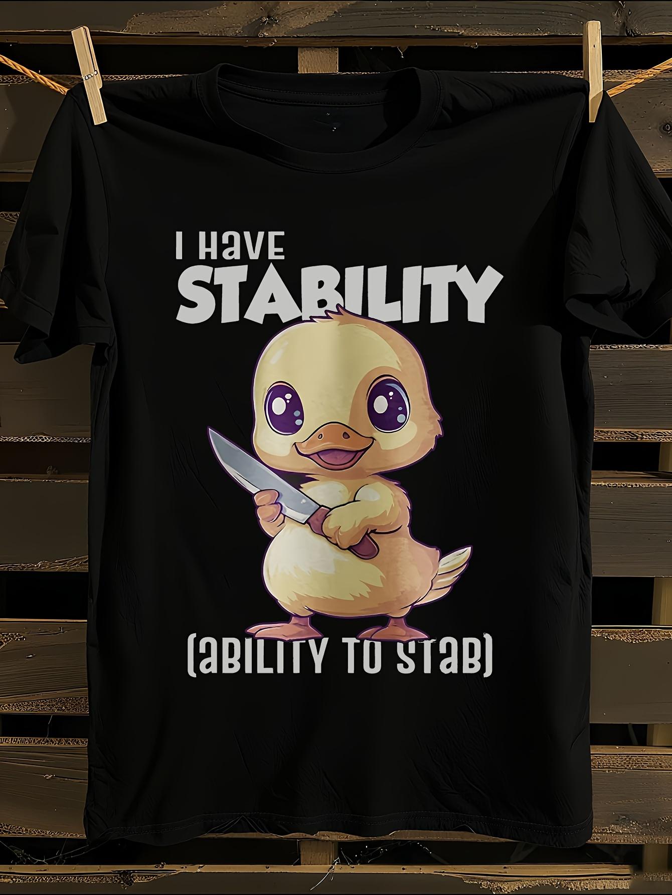 Funny Duck Meme T-shirt XL