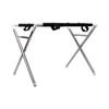 Pet Grooming Station Detachable Foldable Pet Grooming Hammock with Stand 8 Hole For Home Travel
