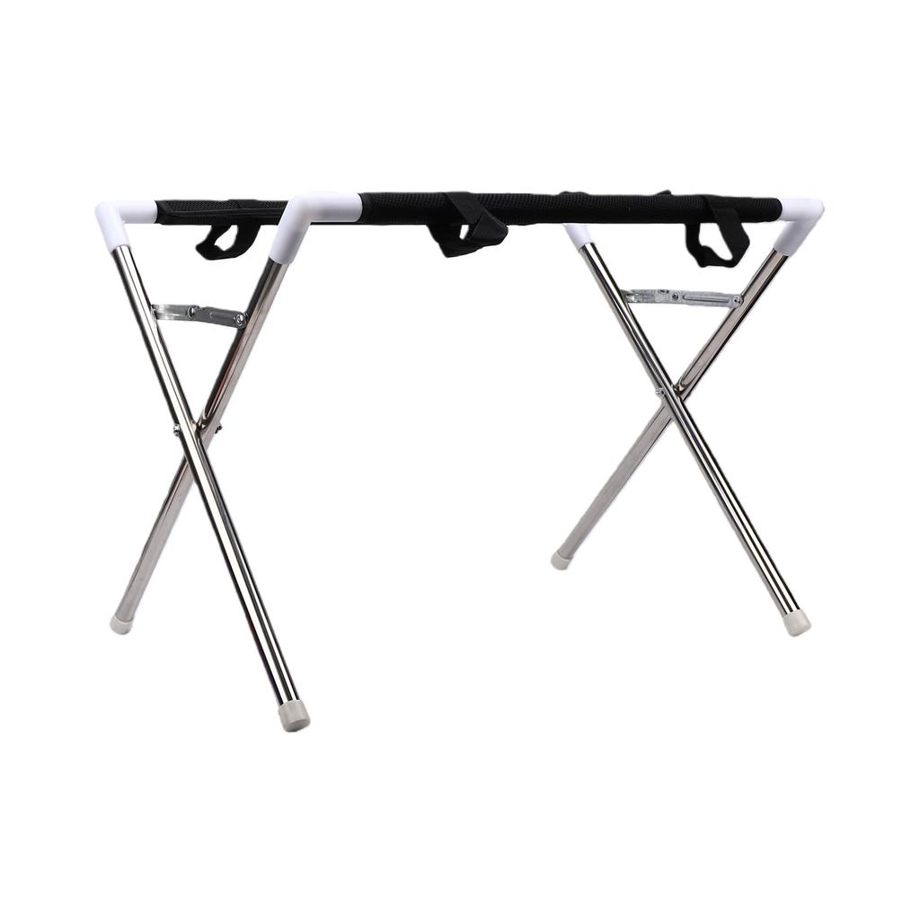 Pet Grooming Station Detachable Foldable Pet Grooming Hammock with Stand 8 Hole For Home Travel