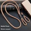 Long Neck Hanging Chain Hand-woven Mobile Phone Lanyard Strong Adjustable Dual-use Lanyard Phone Anti-lost Strap