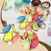 12x Easter Hanging Eggs Foam Tree Decorations for Party Wall