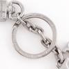 Louis Vuitton Portocre Key Ring M01192 LV Initials Silver Metallic Unisex Used