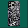 Black lace print New Hot Phone Case For iPhone 16,15,14,13,12,11,Plus,Pro,Max,Mini Soft Magesafe Magnetic Wireless Charge