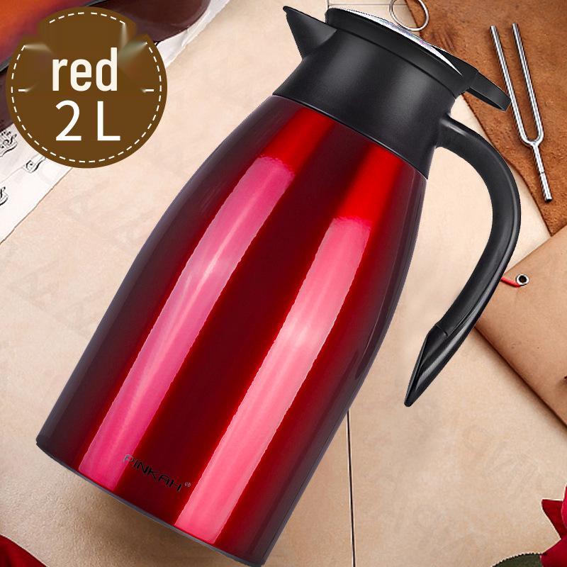 Pinjiajia Stainless Steel Insulated Thermos Flask: Large Capacity for Home or Office