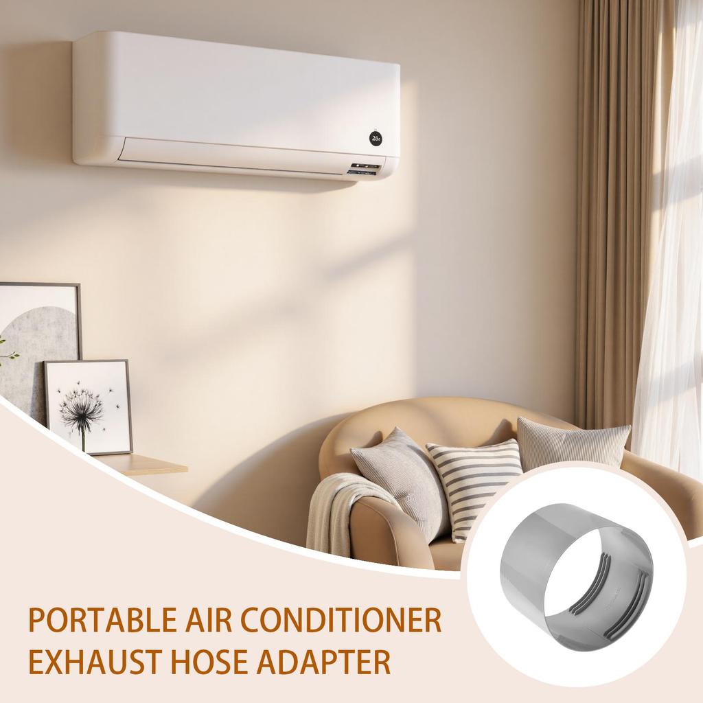 Neuer Klimaanlagen-Abluftschlauchadapter AC-Entlüftung Abluftkupplung Klimaanlagen-Schlauchverlängerungskupplung Ersatz-Zubehör