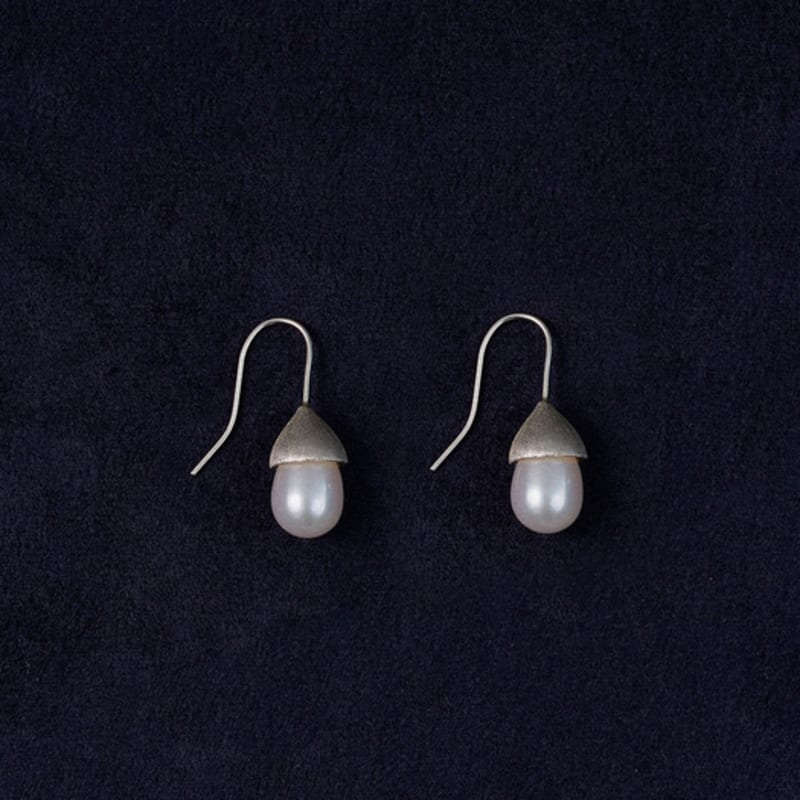 etrive Pearl Bell Drop Earring