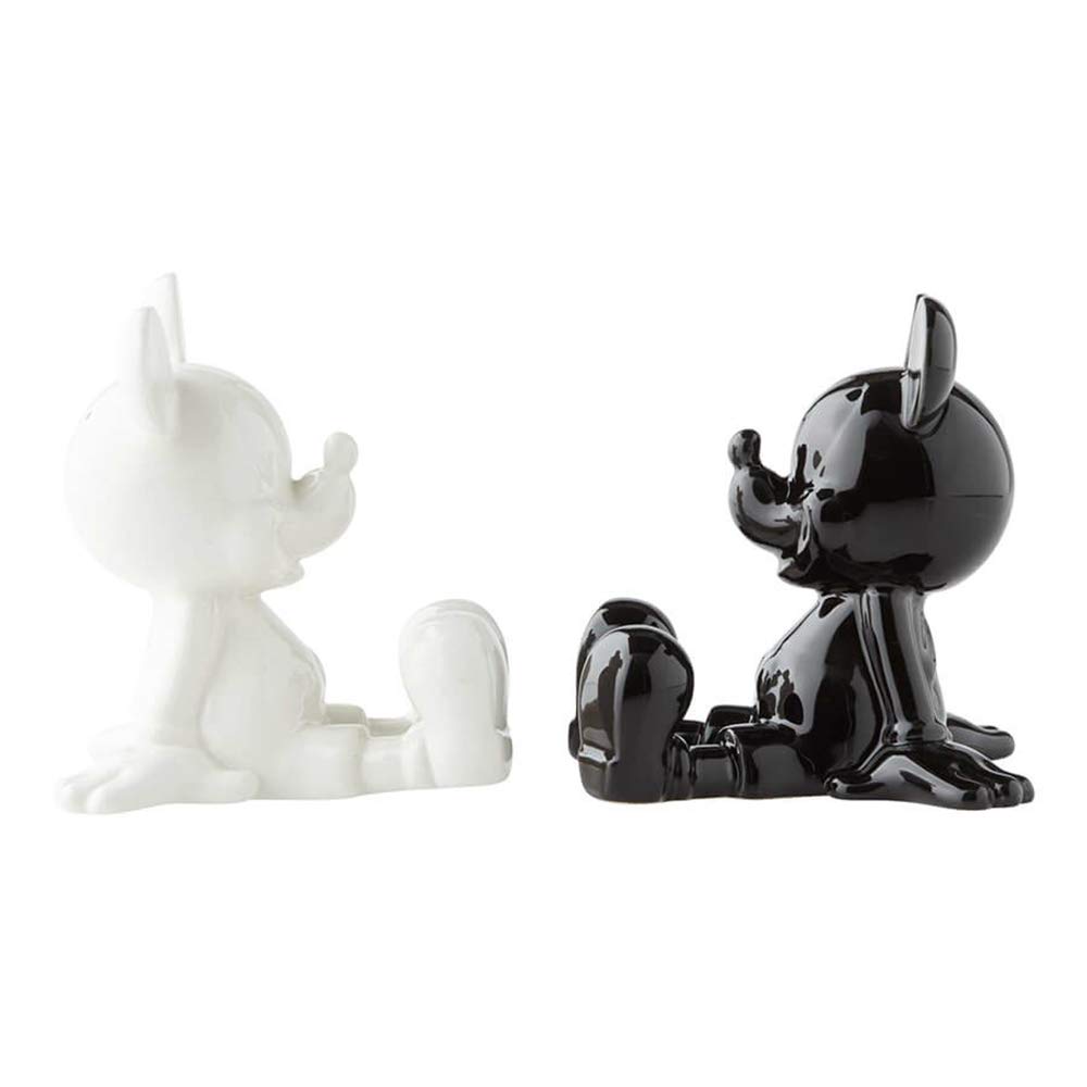Enesco Salt Pepper Set Mickey Black White 6003748 & &