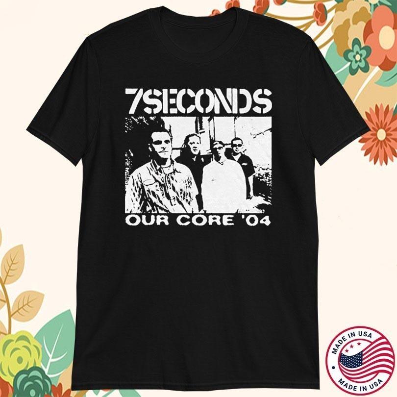 7 Seconds Our Core  04 Heavy Cotton Black All Size T Shirt TT546 Unisex T-Shirt S