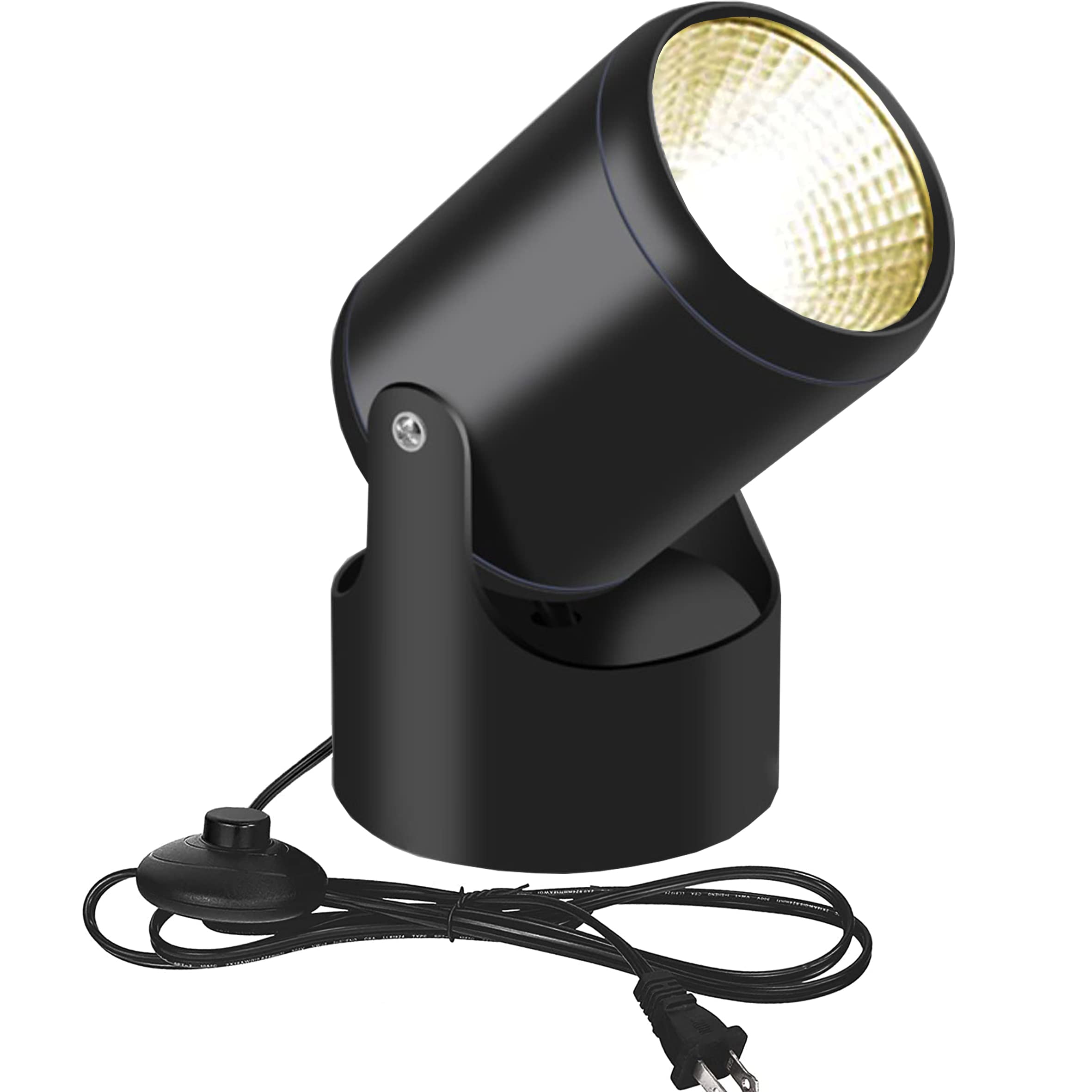 

YC LED Spotlight, Outlet-Compatible, Tabletop, 12W, Ambient Lighting, Floor Light, Floor Stand Light, Stage Light, Indoor Use, Living Room, Floor