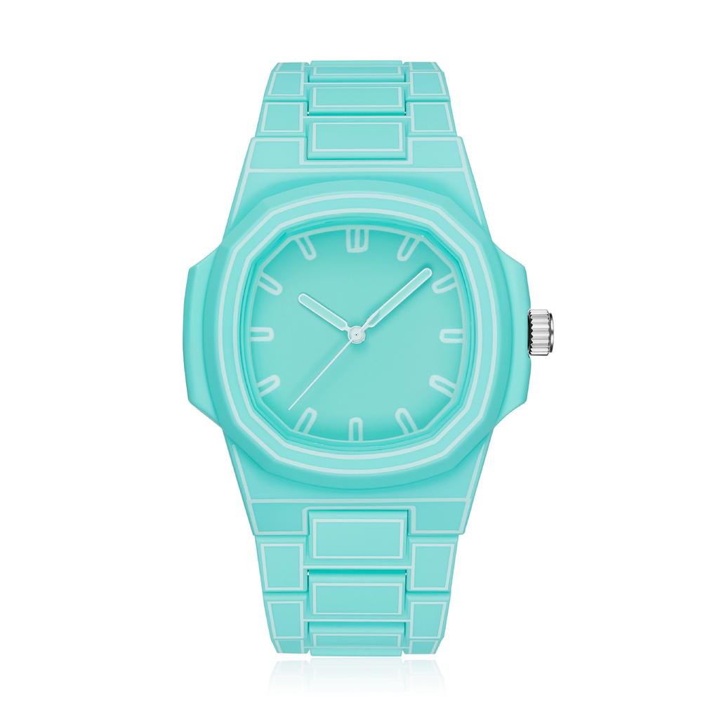 Personality Comic Style Fashion Big Dial Candy Color Trend Dopamine Hip Hop Quartz Watch