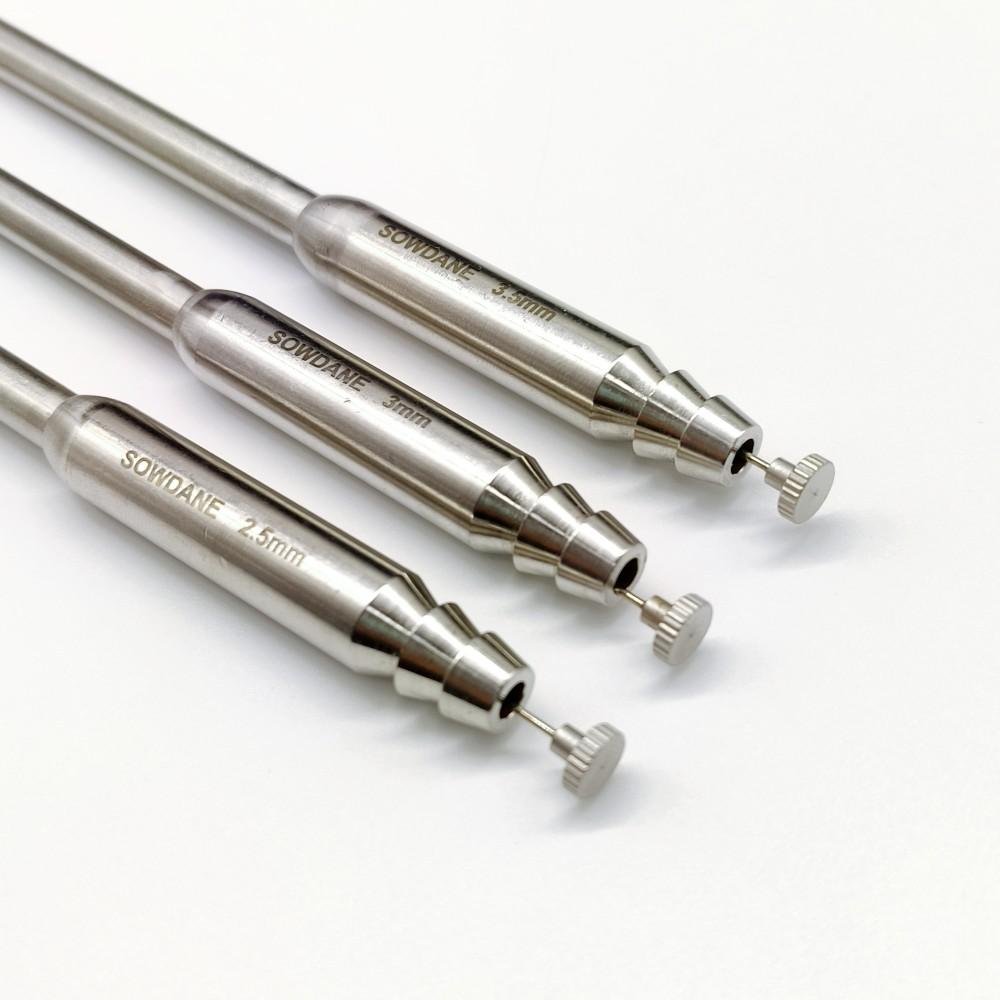 Hochwertiger Dental-Sauger mit starker Saugkraft, Saugschlauch, Saugnapf, Dredge-Suite, Edelstahlspitze mit Loch für Zahnchirurgie