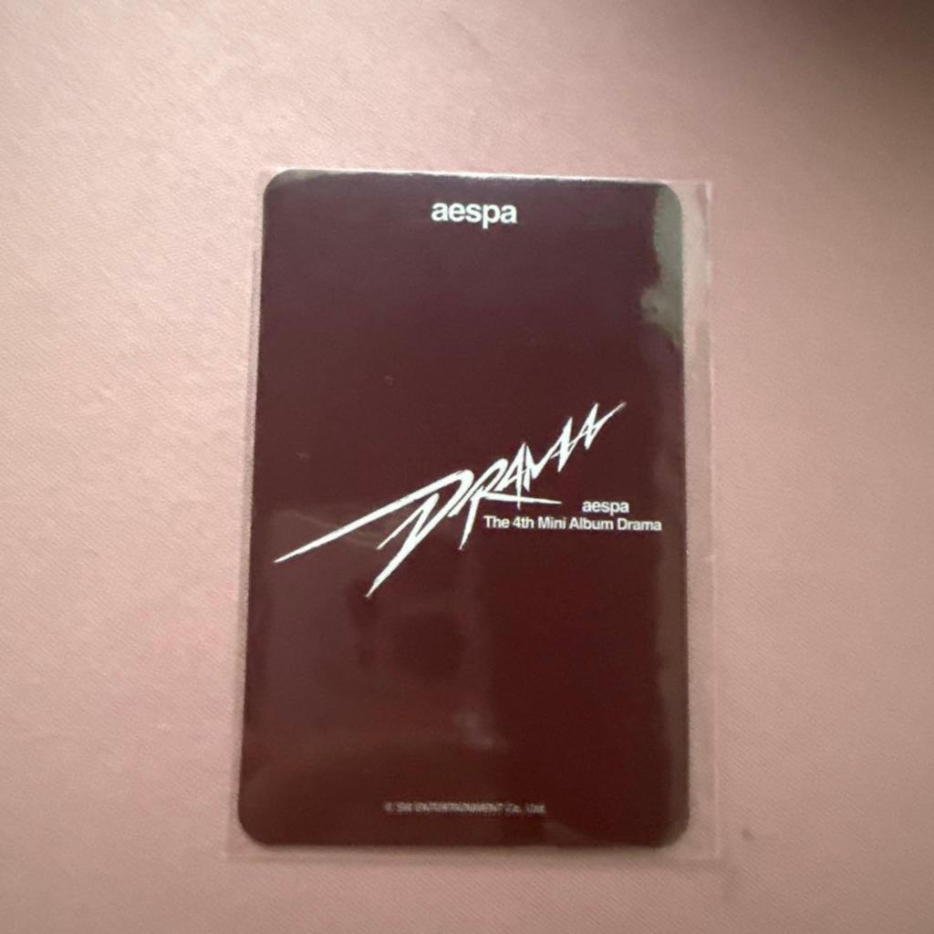 [USED] Aespa Soundwave Purchase Bonus Trading Card Gisele 14