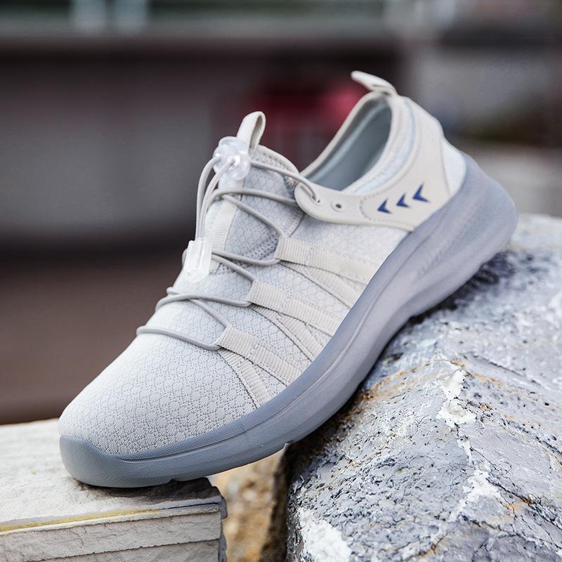 New spring and autumn soft-soled mesh breathable and comfortable couple casual single shoes fashionable walking sports shoes