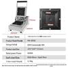Commercial Sealing Edge Sandwich Maker: Pocket Toaster & Melty Press for Stalls
