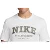 Nike Round Neck Straight Fit Printed Short Sleeve T-Shirt Men Tops White HJ3606-100