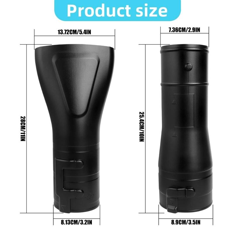 ערכת אביזרים להחלפה למפוח עם פיה שטוחה וצינור מאריך עבור מפוח 191B21-6 191L13-5 197889-6