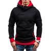Men's Asymmetrical Zipper Hooded Sweatshirt - Autumn/Winter, Multiple Colors