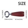 Creative Beer Can Opener Stainless Steel Wooden Bottle Opener Beer Bottle Opener  Household Use