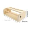 Kids Art Paper Roll Organiser Wood Paper Roll Dispenser Desktop Paper Roll Holder For Home Classroom Creative Drawing