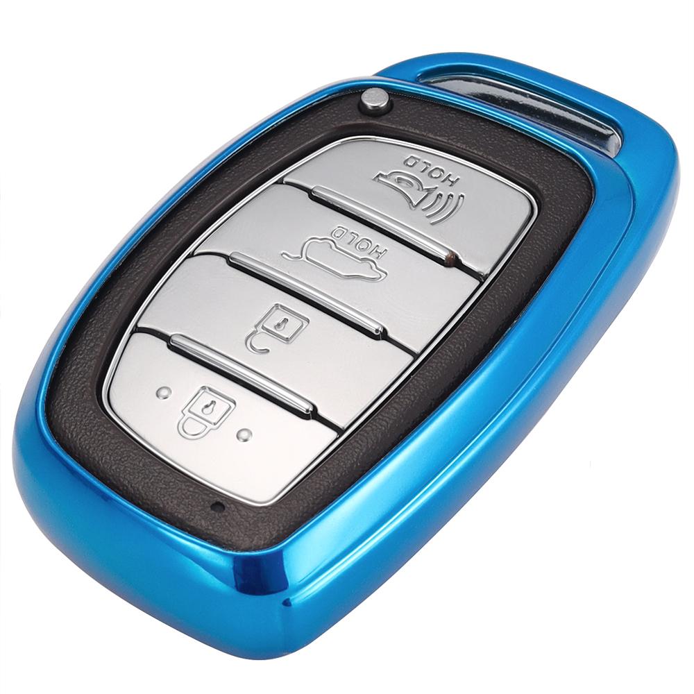 TPU Schlüsselanhänger Hülle Passt für Hyundai Elantra Tucson Sonata I40 Keyless 3/4/5 Tasten Smart Fernbedienung
