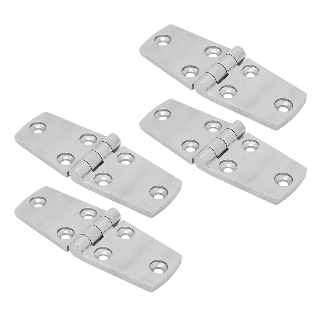 4pcs Marine Door Hinge 102 X 38mm Rustproof Stainless Steel Boat Hatch Hinge for Yachets