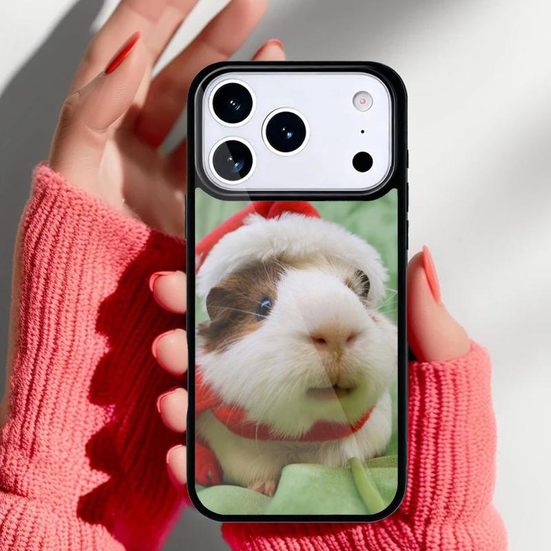 

Animal Guinea Pig Phone Case for iPhone 17 16 15 14 13 Pro Max Back Cover for 12 11 Pro Coque iPhone 15 Pro Max