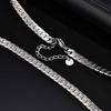 Edelstahl Kubanische Kette Halskette für Männer 6mm Kette Punk Minimalistische Halskette Hip Hop Wasserdichter Schmuck Geschenk 50/55cm