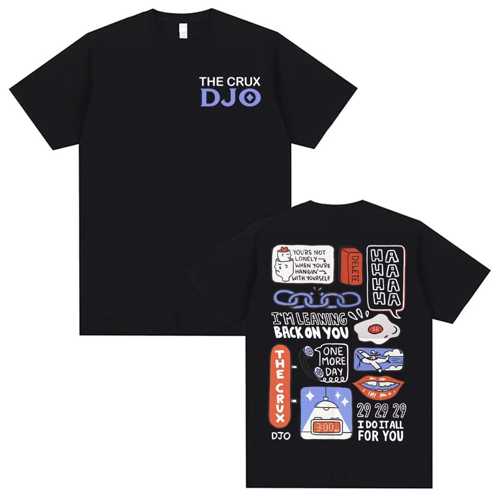 

The Crux Djo Inspired Album Graphic T Shirts Men s Clothing Harajuku Aesthetic Short Sleeve T-shirts Casual pure Cotton T Shi... S разноцветный