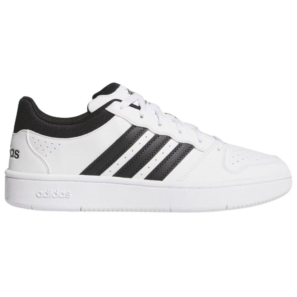 Adidas HOOPS Breathable Skateboard Shoes Unisex White Black KI1057
