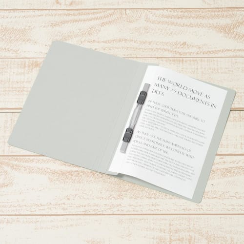 Plus Flat File Resin Binding Tool A5 Vertical Gray 10 Books NO.041N 78-099ÁE0