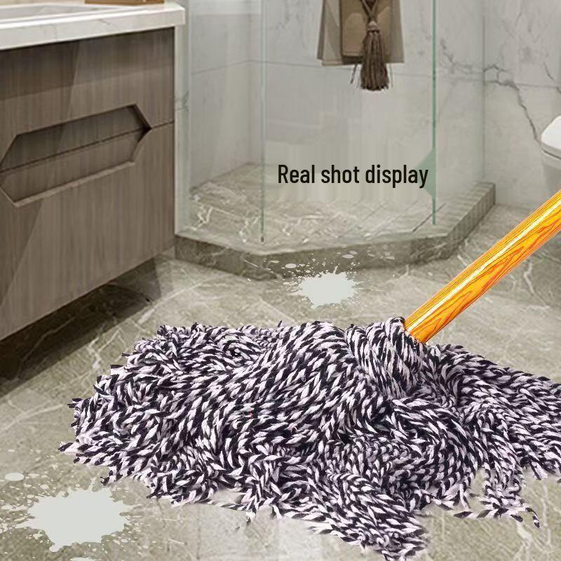Yueyu Cotton Mop with Wooden Handle