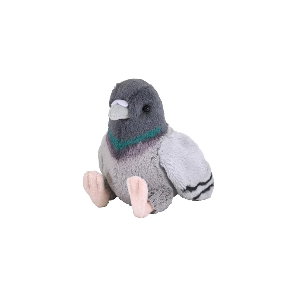 

Sanlemon Fluffies Gray Pigeon Plush Toy 12x19x15cm Soft Animal Stuffed Bird