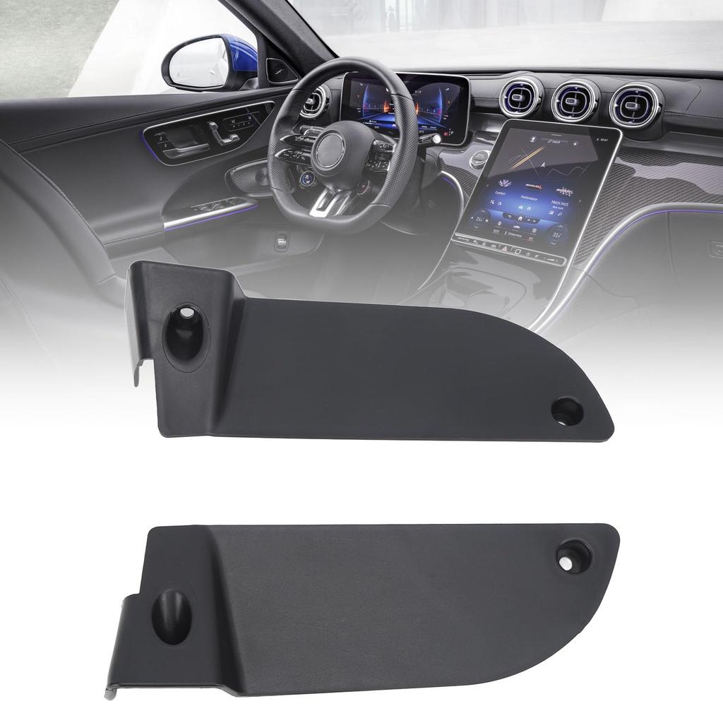 KIMISS Door Organizer Door Side Storage Matte Door Handle Armrest Tray for W206 Tray, 2-Piece Box, Black, Anti-Shock, Anti-Slip C-Class