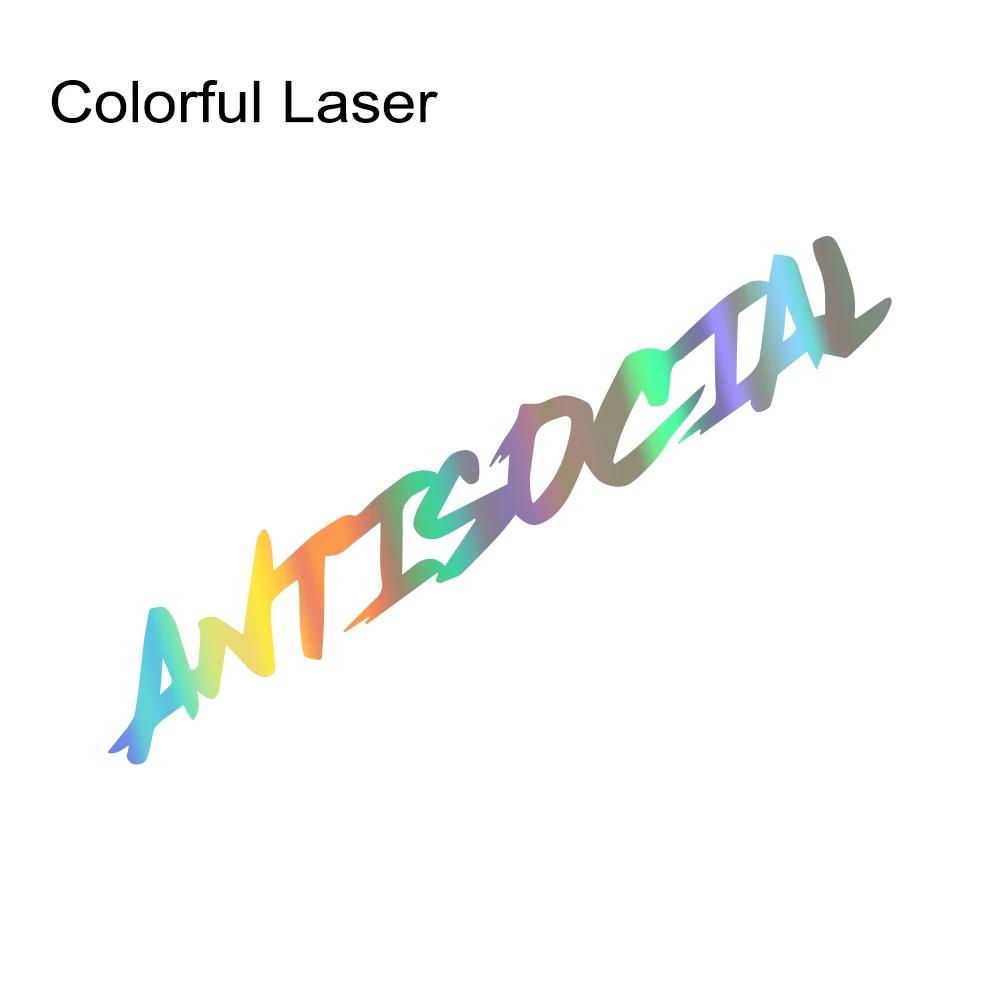 גדלים שונים מדבקת שמשה קדמית לרכב אנטי-חברתי יצירתי סטיילינג אופנוע חלון ויניל דקור מדבקות מכוונון אוטומטי אביזרי