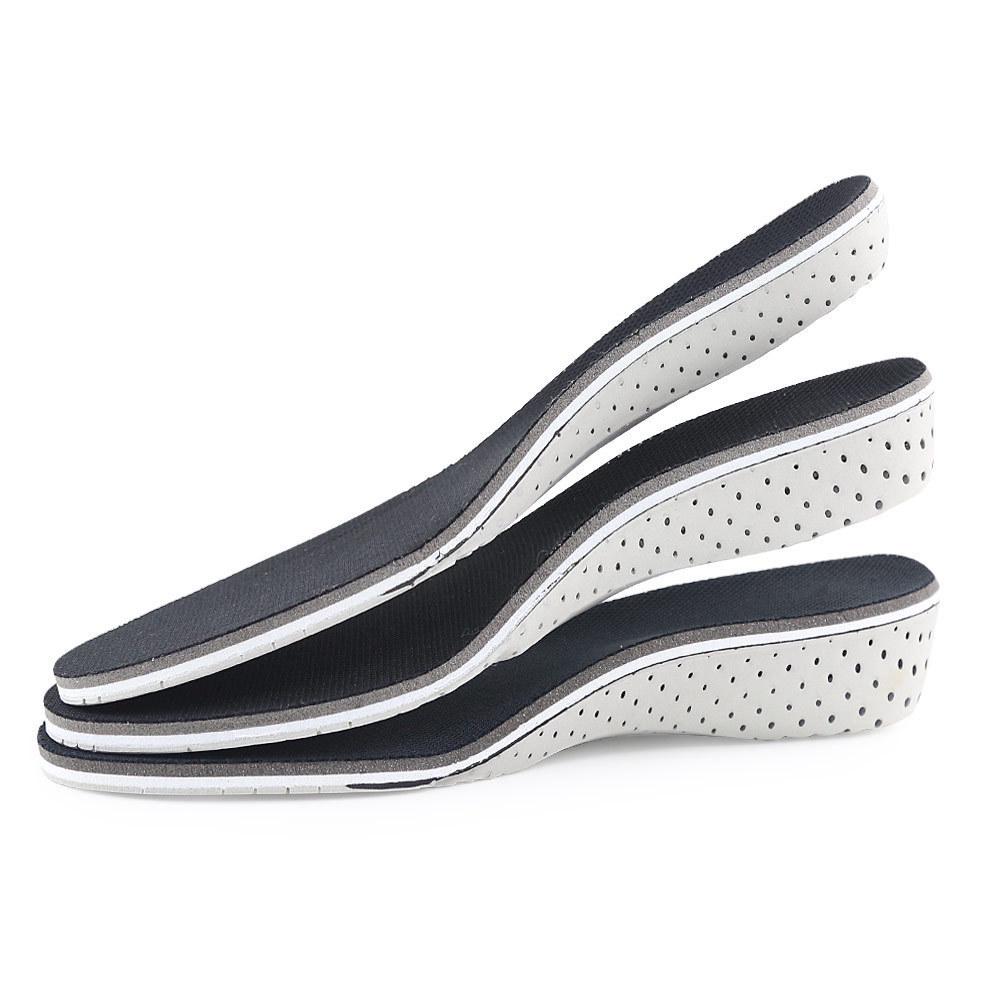 EVA Breathable Height-Boosting Insole for Men & Women - Sweat-Absorbing, Deodorant Shoe Inserts for Sports & Casual Wear
