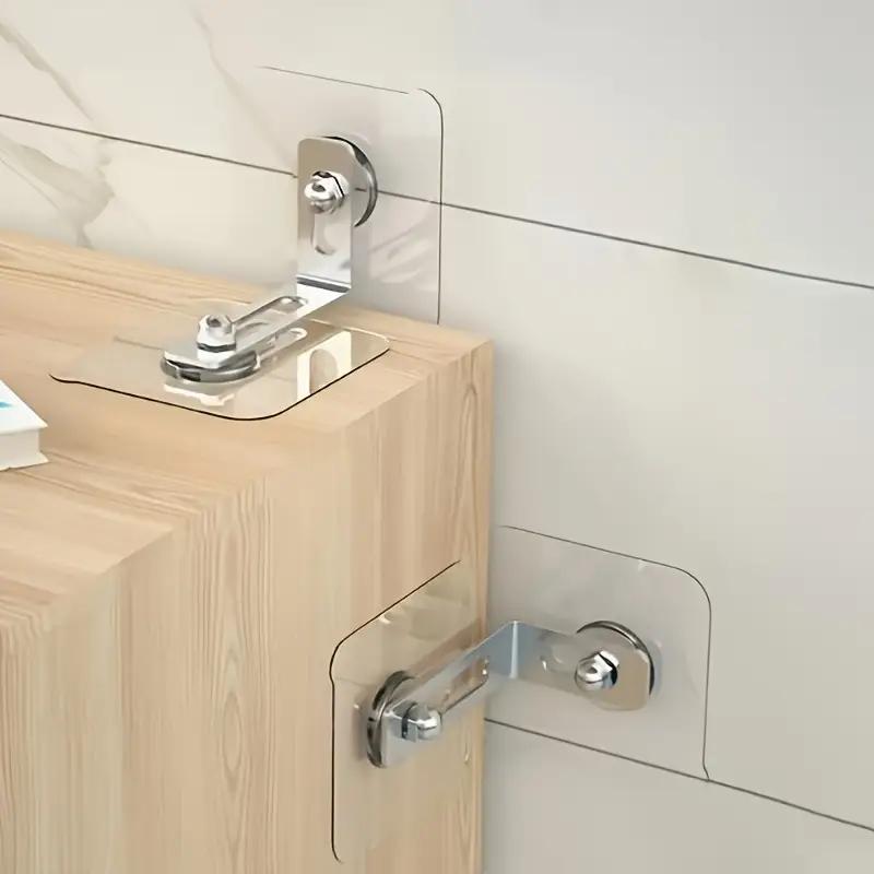 2/1PCS Punch-free Anti-tilt Artifact Cabinet Anti-tilt Fixer Shoe Cabinet Wardrobe Bookshelf Children's Furniture Connection Fixer