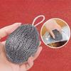 Stainless Steel with Hanging Rope, Non-Shedding Cleaning Ball for Kitchen Dishwashing