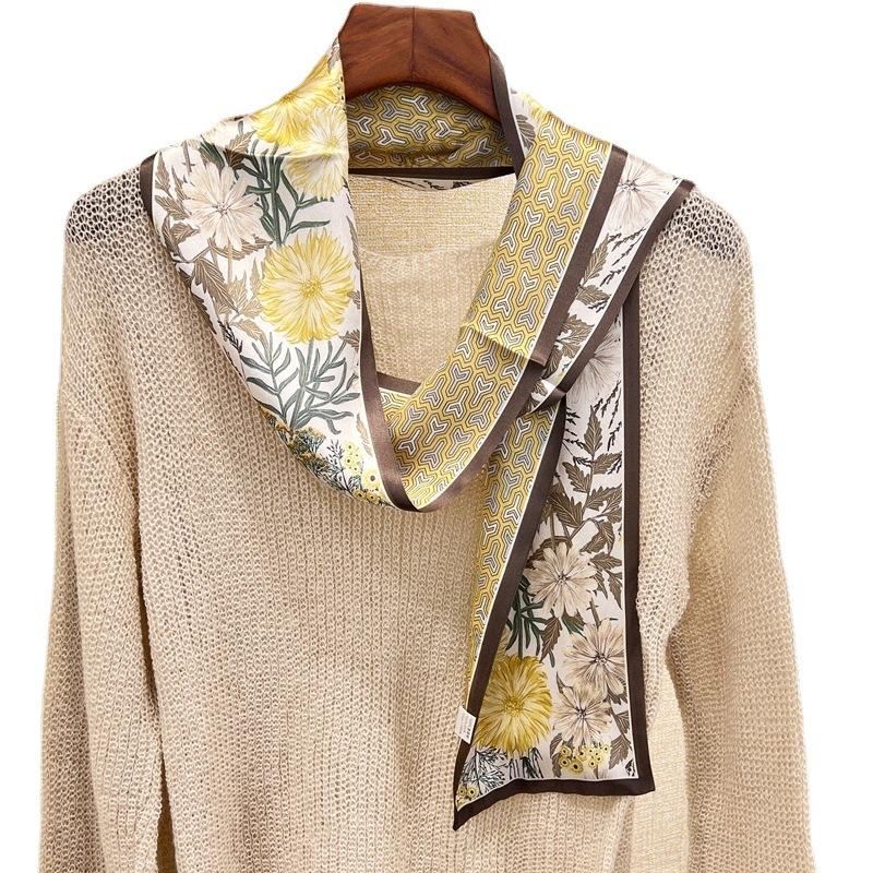 Silk Scarf Silk Scarf Women'S Long Long Silk Specialty Summer Thin