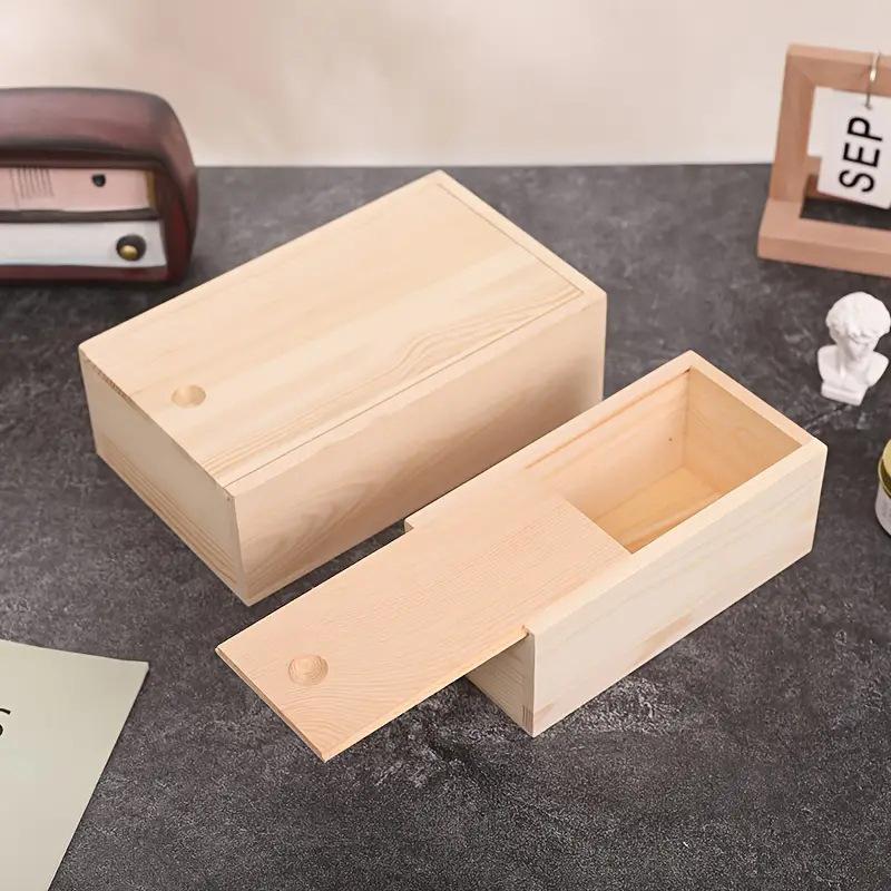 Children Clothing Yulin-001 Women's Pine Pull Box Sliding Cover Wooden Box Wooden Storage Box Wooden Storage Box Wooden Box Gift Jewelry Box