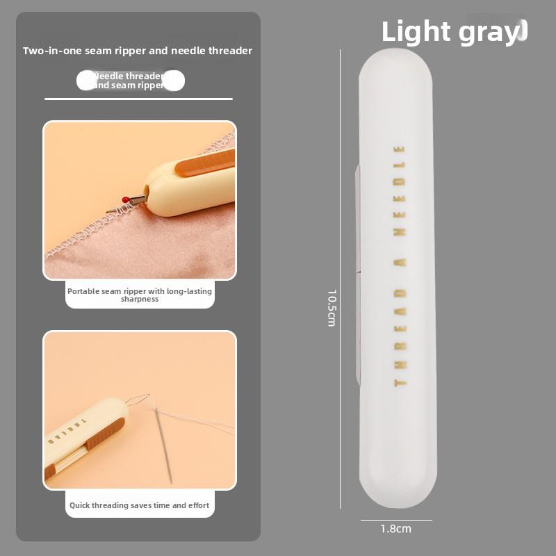 Multifunctional Two-in-one Needle Threading and Knot Removal Tool, Household Sewing Thread Picker, Special Thread Threading Tool for The Elderly