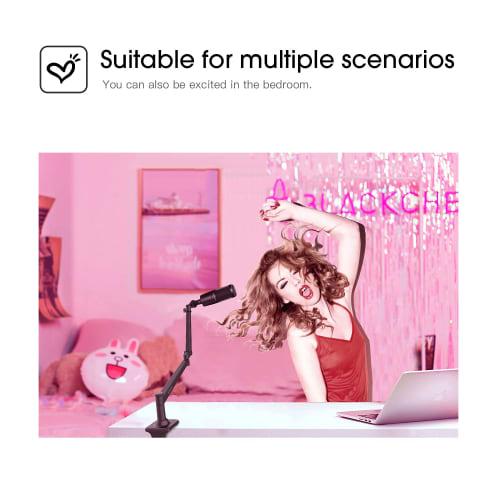 Smatree Metal Razer Seiren V2 Pro/V2X Microphone Arm, Compatible with MPM-4000U, MAM-1000U/2000U, M4U, and Other Microphones, Dynamic Microphone Arm S