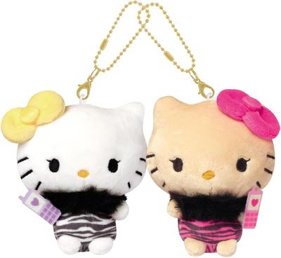 Crux NicoNui Hello 131990 Keychain, Suntan, Kitty, Mimmy, D,