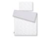 Double-sided 2-piece Cotton Children's Bedding Set - Mini Gray Stars On a White Background/gray