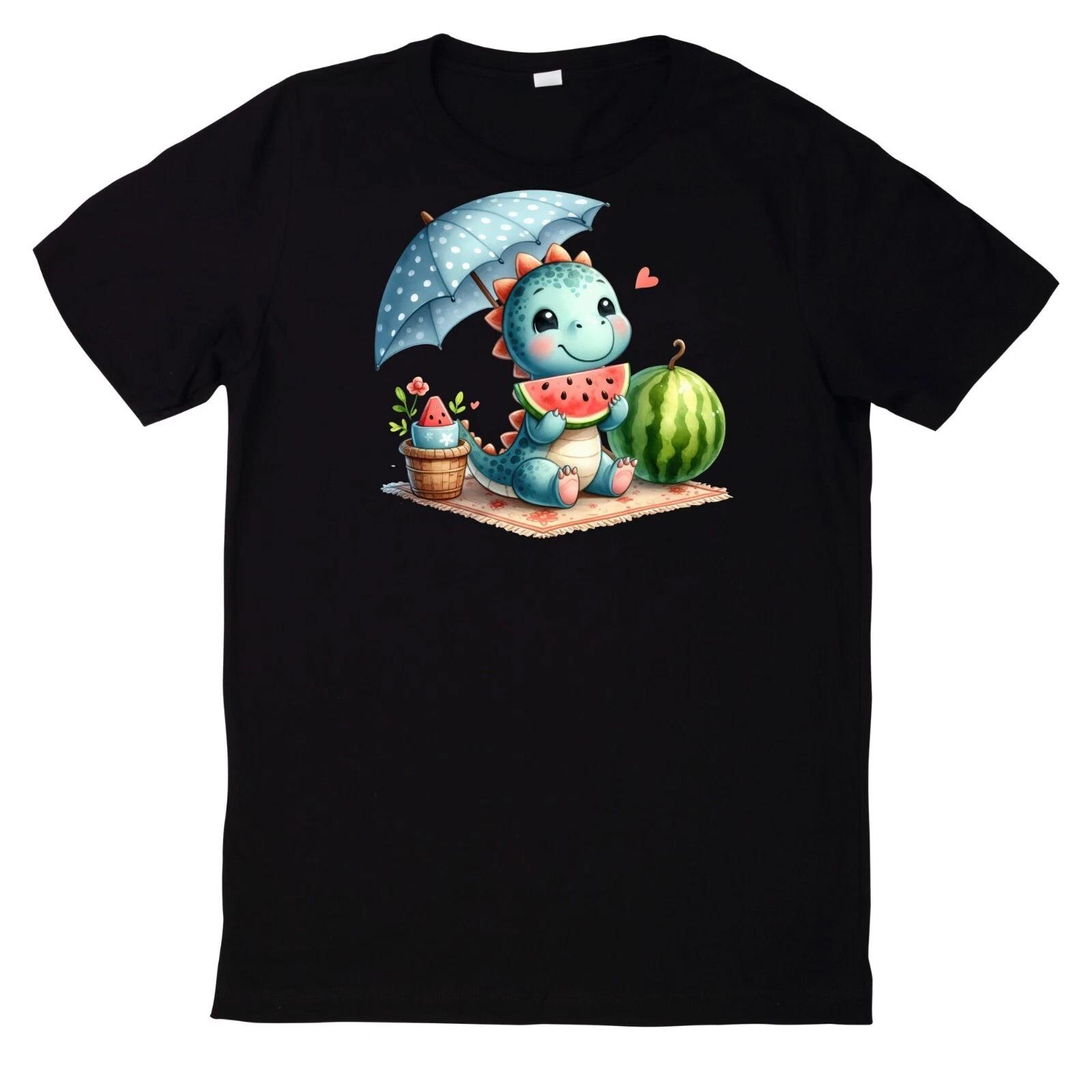 T-Shirt Niedliches Dinosaurier in der Poolparty XXXL